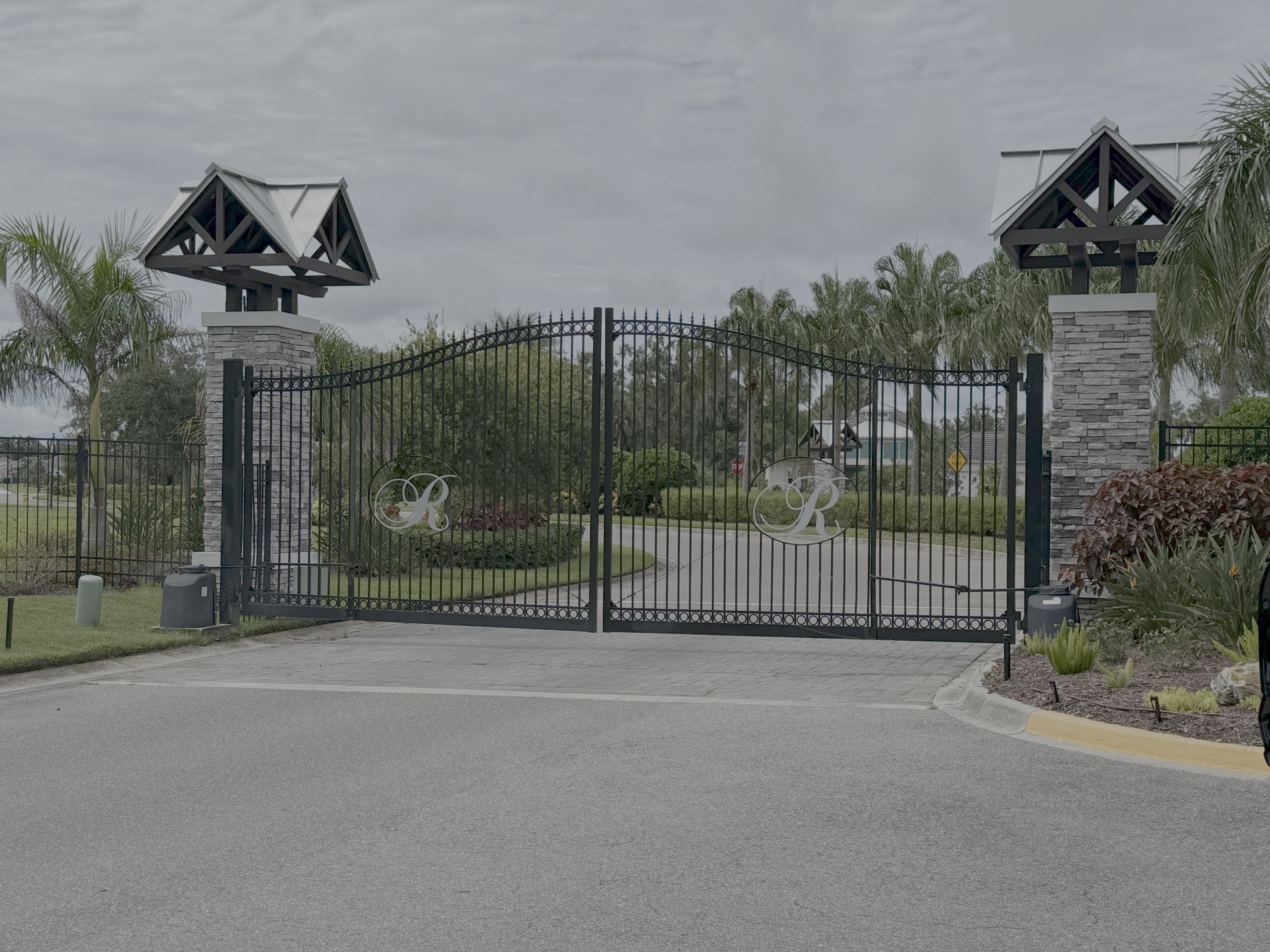Current exit gate camera view